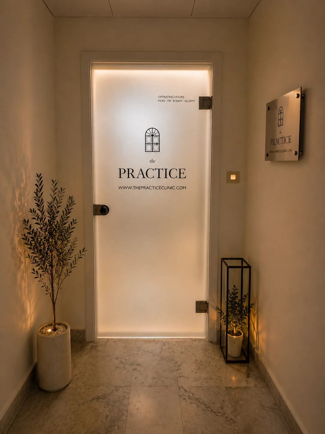 Clinic entrance